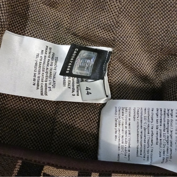 FENDI Monogram Mini Skirt - Picture 7 of 8